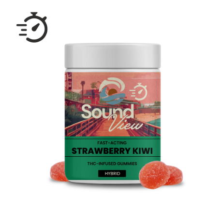Photograph of product: Strawberry Kiwi Fast Acting 20ct Gummies (H) 00092