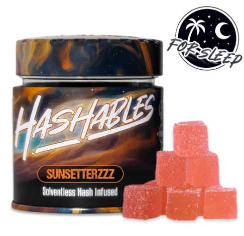 Photograph of product: Gummies - Sleep Sunsetterzzz Remberry 1:1:1 (TH-oui:CBD:CBN) - au chocolat Rosin - 20Pcs - 100mg