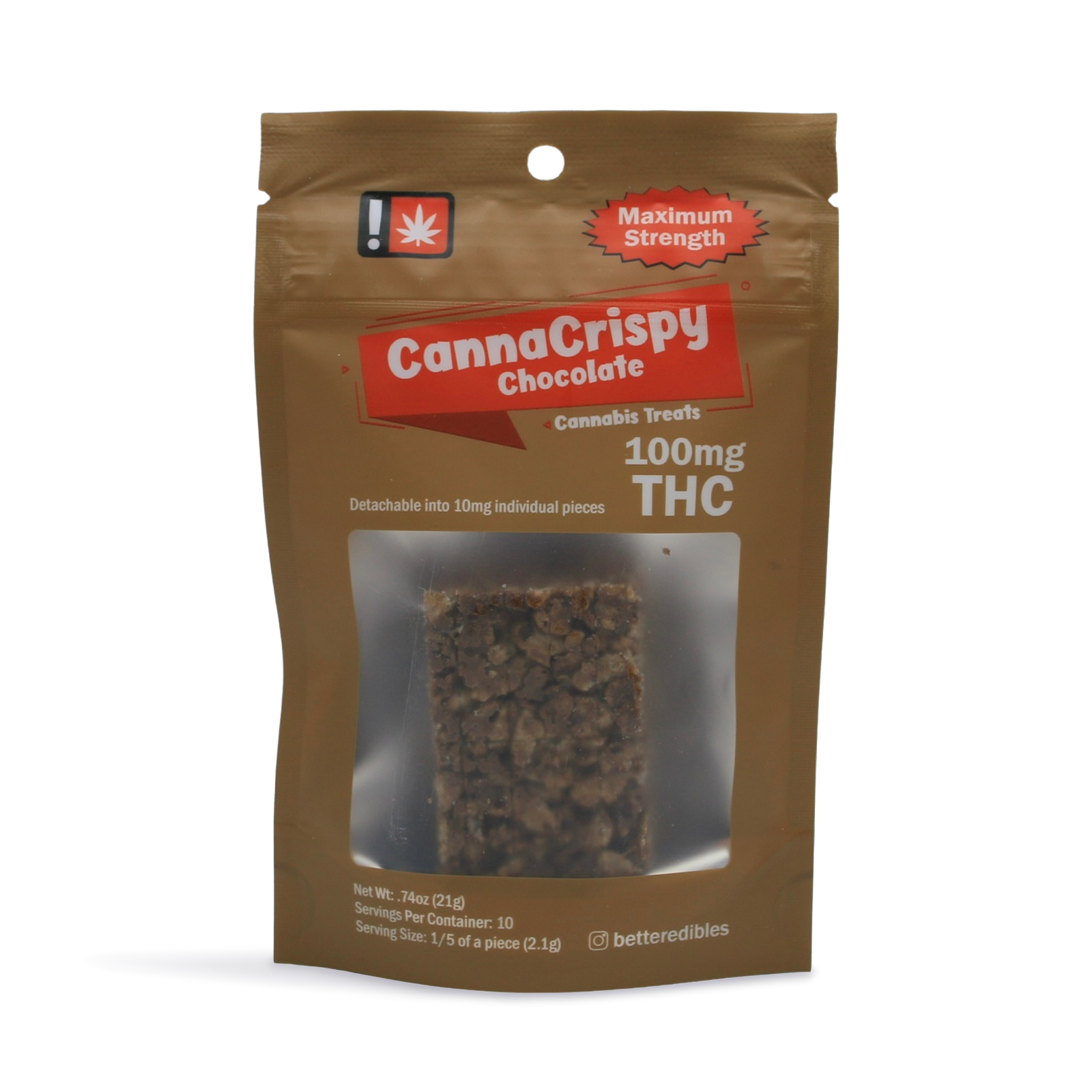 Photograph of product: CannaCrispy | Peanut Butter & Chocolate