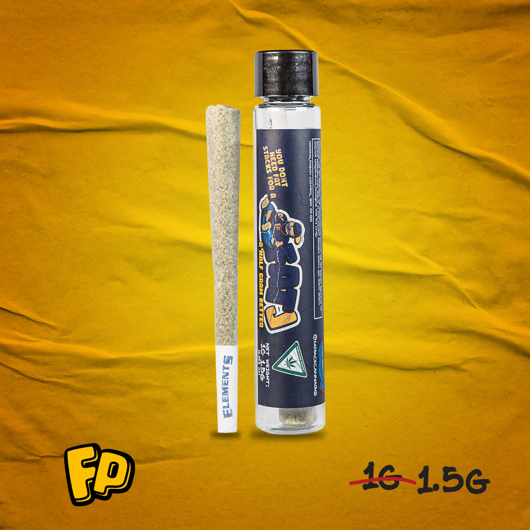Photograph of product: Fat Pack - 1.5g Preroll - Tahitian Flight