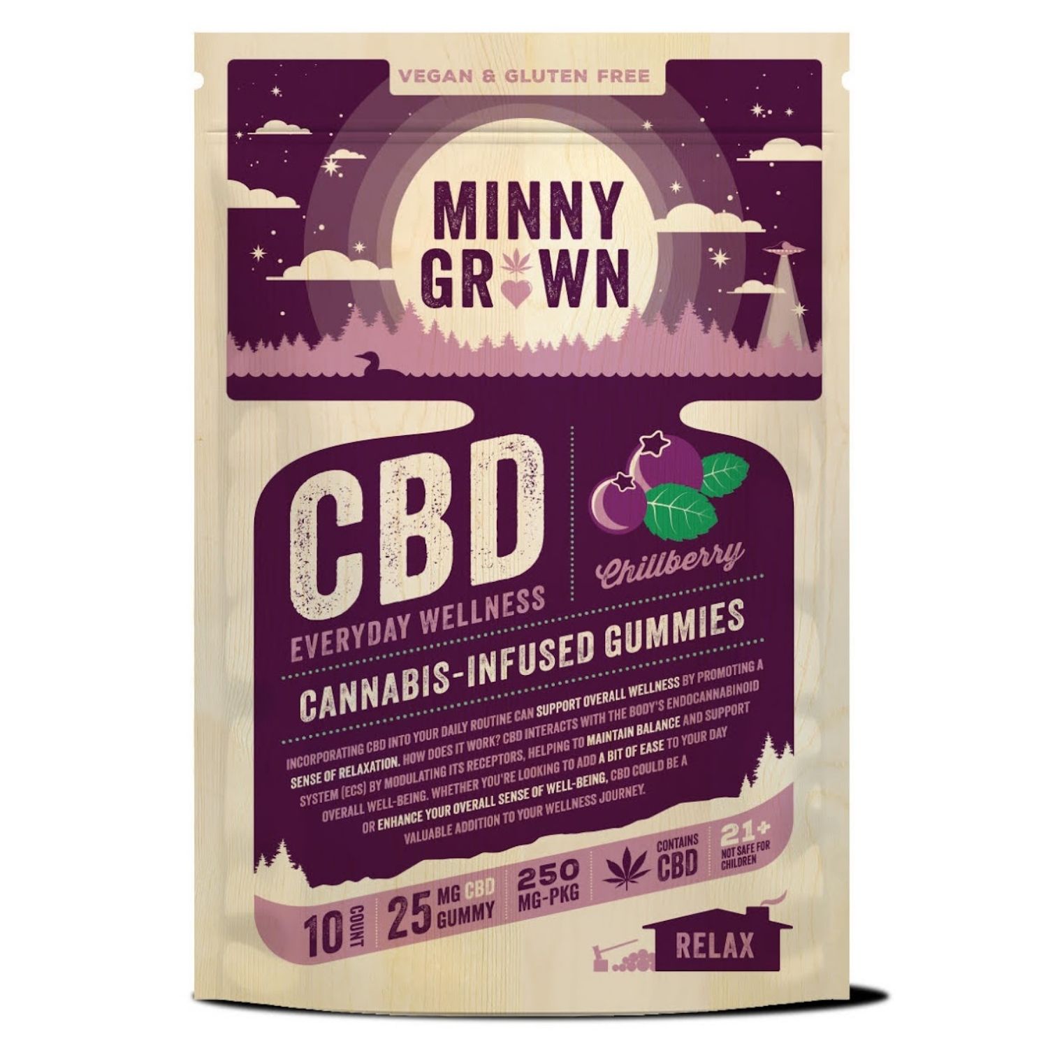 Photograph of product: CBD Gummies Chillberry by Minny Grown