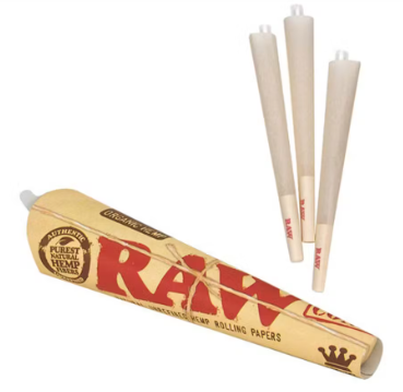 Photograph of product: Raw Classic King Sized Cones | 3pk
