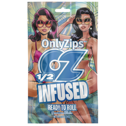 Photograph of Product: Only Zips Pink Panties Hybrid Infused Pre-Rolls 14 Pack 14g