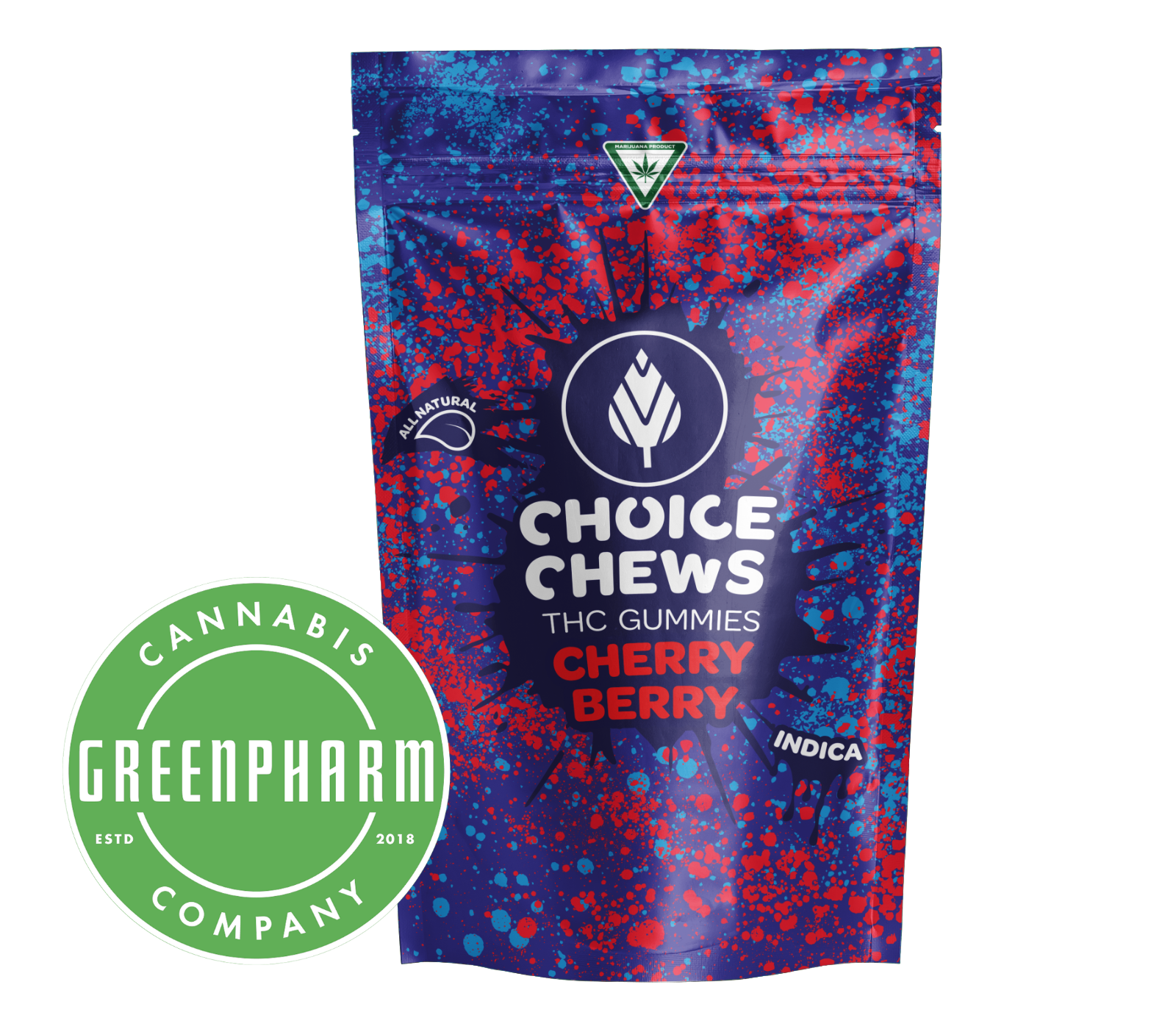 Photograph of product: Edible | Choice | Chronic Cherry Berry Chews | 200mg