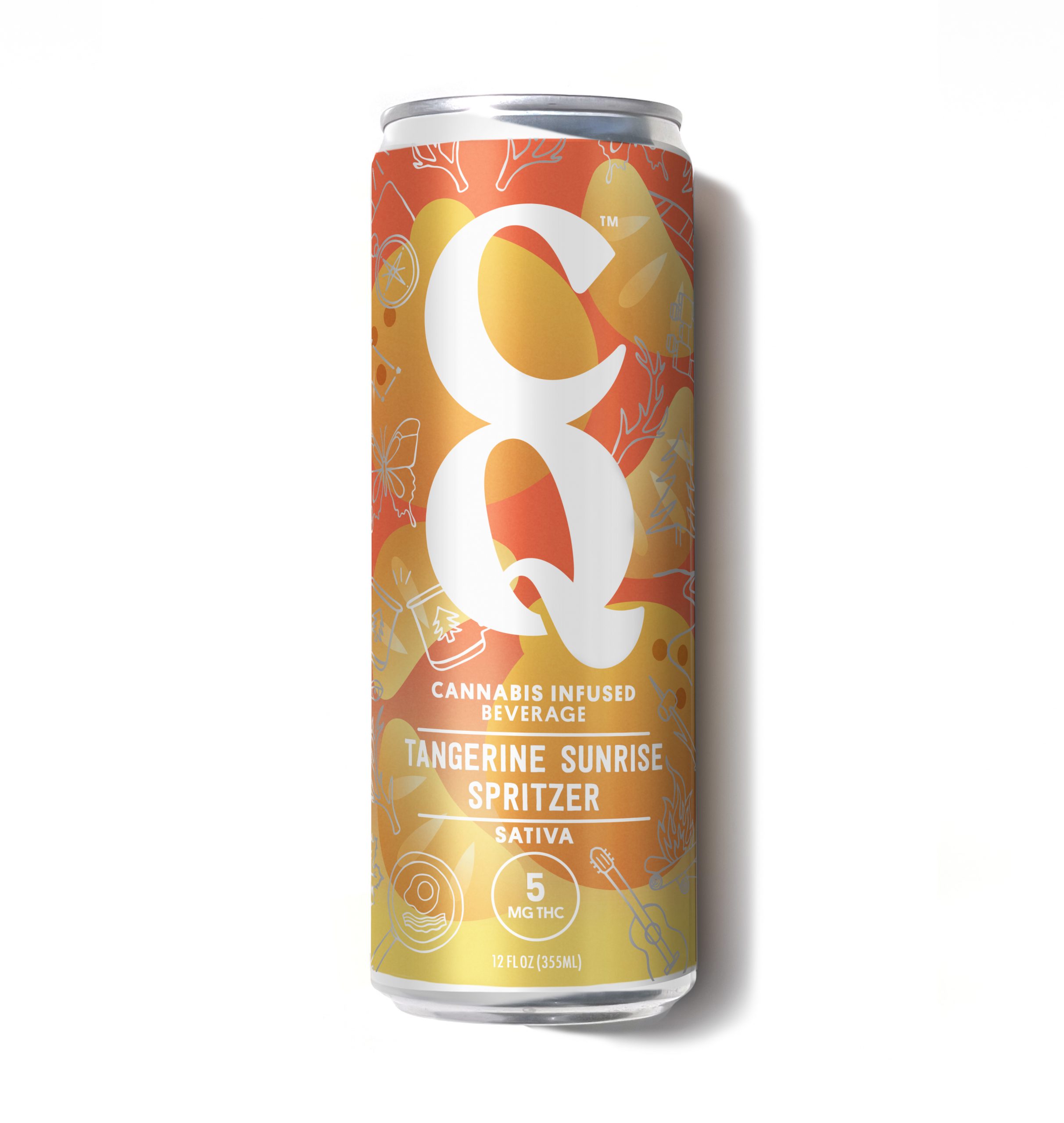 Photograph of product: CQ | Tangerine Sunrise Spritzer Oui'd