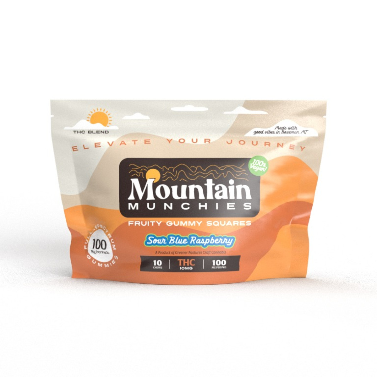 Photograph of product: Mountain Munchies (Sour Blue Raspberry)