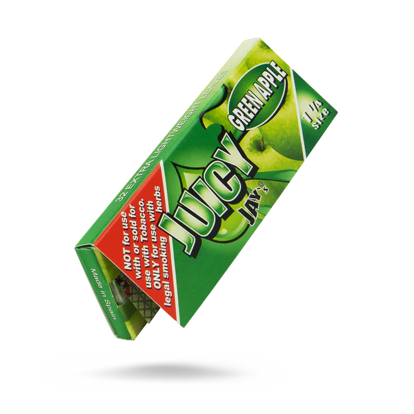 Photograph of product: Juicy Jay's - Green Apple - 1 1/4 Rolling Papers