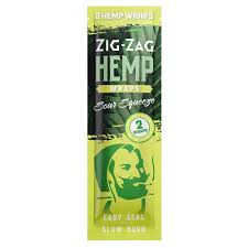 Photograph of product: Zig Zag Hemp Wraps Sour Squeeze