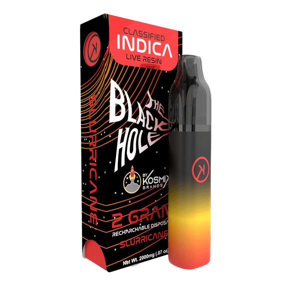 Photograph of product: Kosmik - Disposable - Blackhole Red - Slurricane