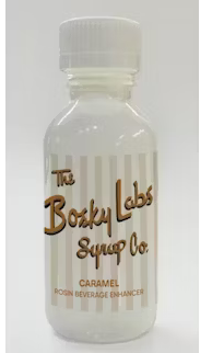 Photograph of product: Bosky Labs - Caramel Syrup 100mg Infused Rosin Beverage Enhancer