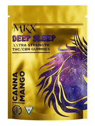 Photograph of product: MKX | Deep Sleep | Canna Mango | 200mg TH-oui 50mg CBN | Gummies