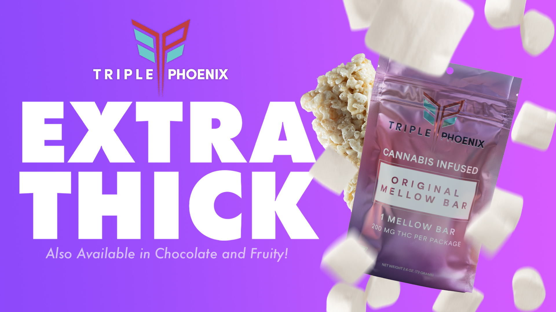 Photograph of product: Triple Phoenix 200mg | Original Mellow Bar