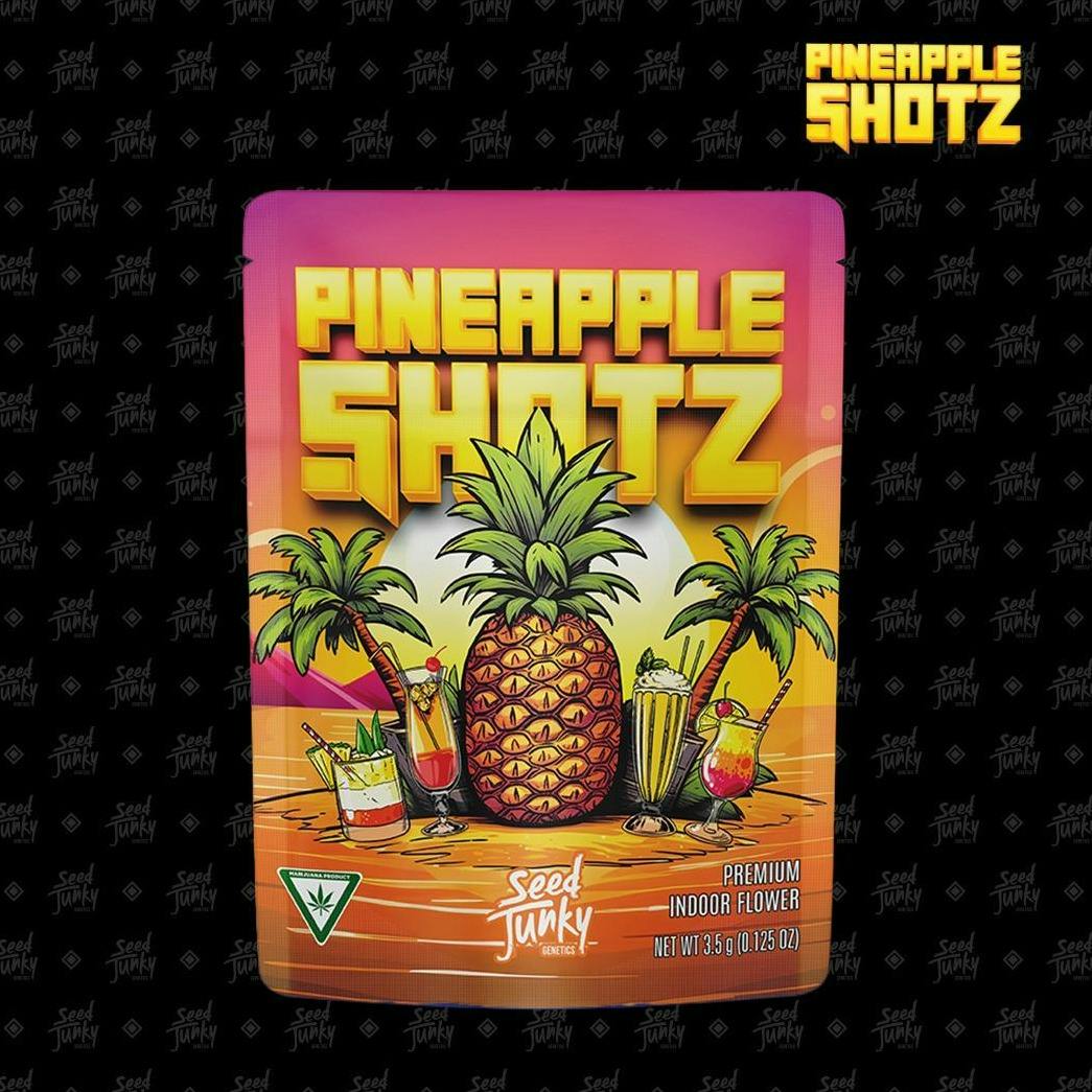 Photograph of product: Pineapple Shotz 3.5g by Seed Junky