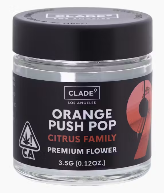 Photograph of product: [REC] Clade9 | Orange Push Pop | 3.5g Flower