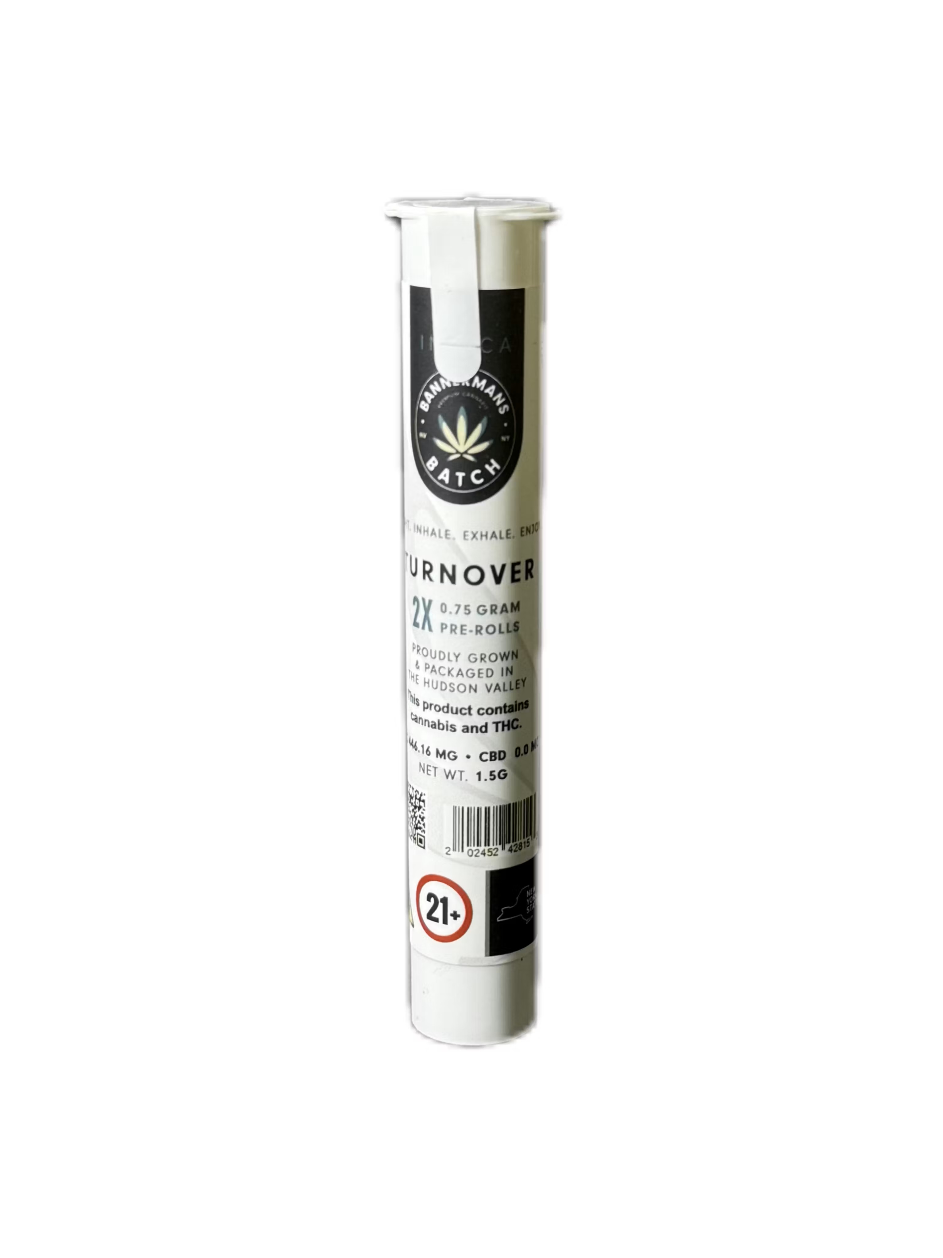 Photograph of product: Bannermans Batch | Preroll 2 Pack | Turnover