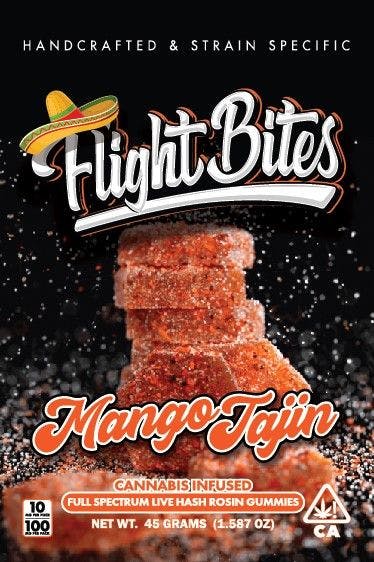 Photograph of product: Mango Tajin Live Rosin Gummies - 
