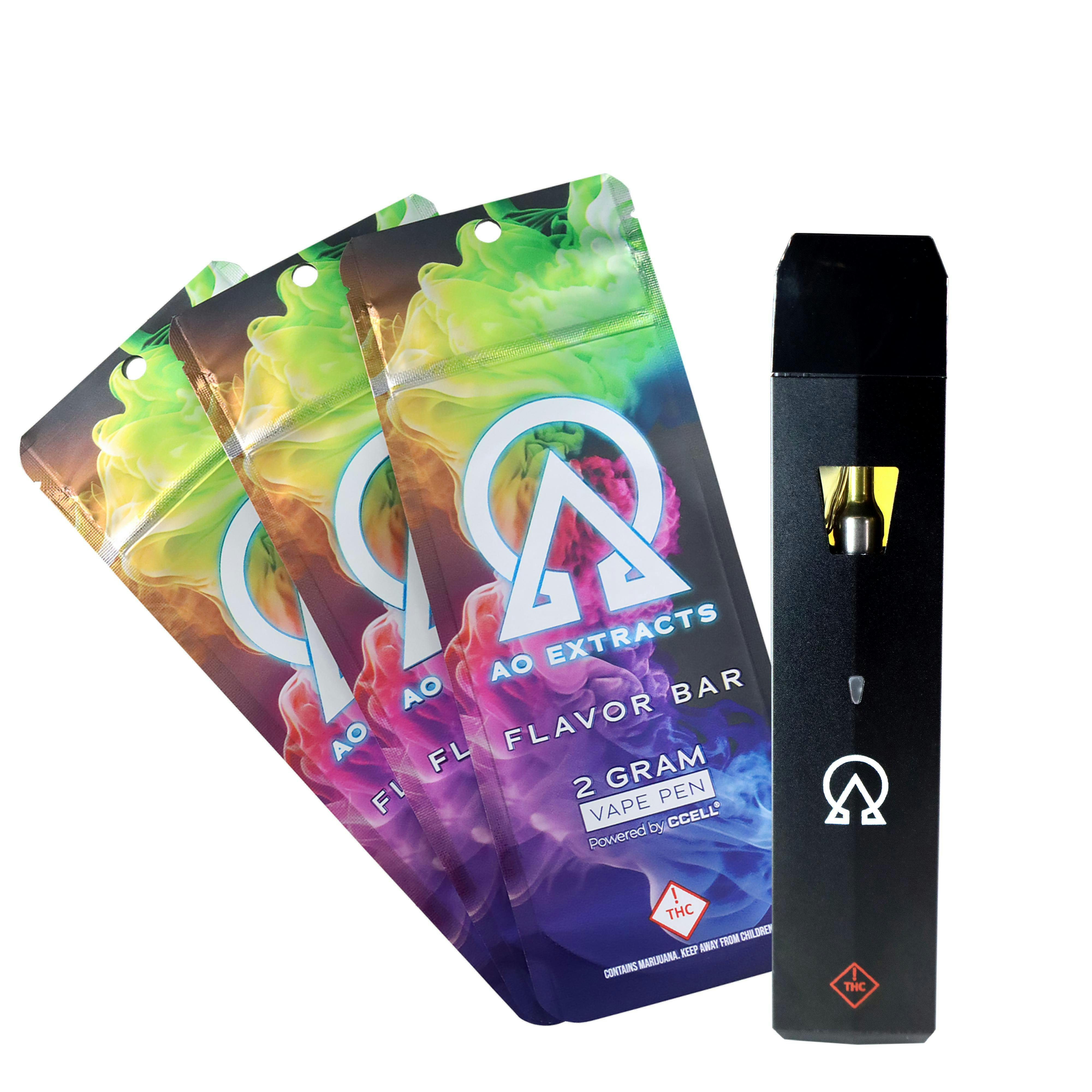 Photograph of product: AO Extracts - Disposable - 2g - - Money Mango