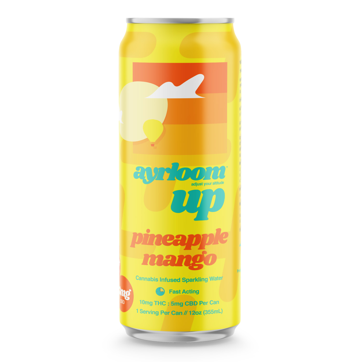 Photograph of product: Ayrloom - Beverage - Pineapple Mango- 10mg (2:1) (TH-oui:CBD)
