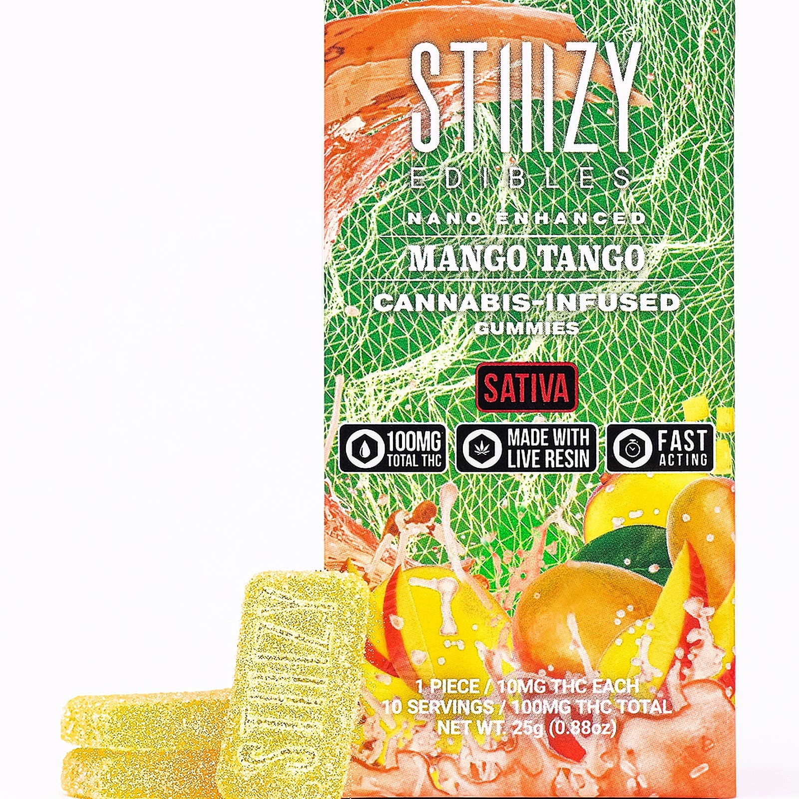 Photograph of product: Stiiizy | Mango Tango (S) 10pc/100mg Gummies