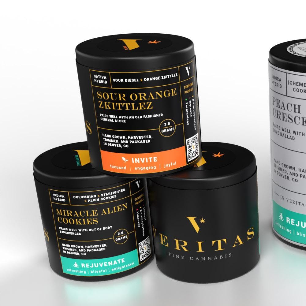 Photograph of product: VERITAS - 3.5G PRE-PACK - APPLE FRITTER - FLOWER