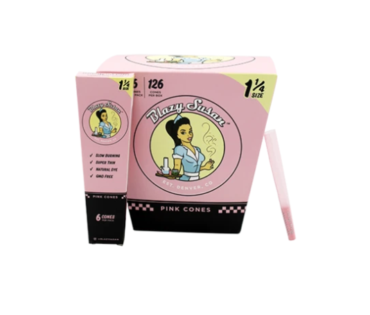 Photograph of Product: 1-1/4 PINK CONES 6PK