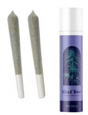 Photograph of product: Kind Tree - Bubble Freeze Pre-Rolls (2x.5g)