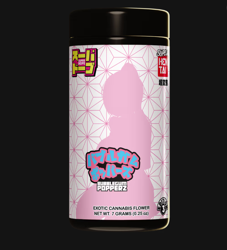 Photograph of product: Exotic Flower | Superdope | Bubblegum Popperz - 7g