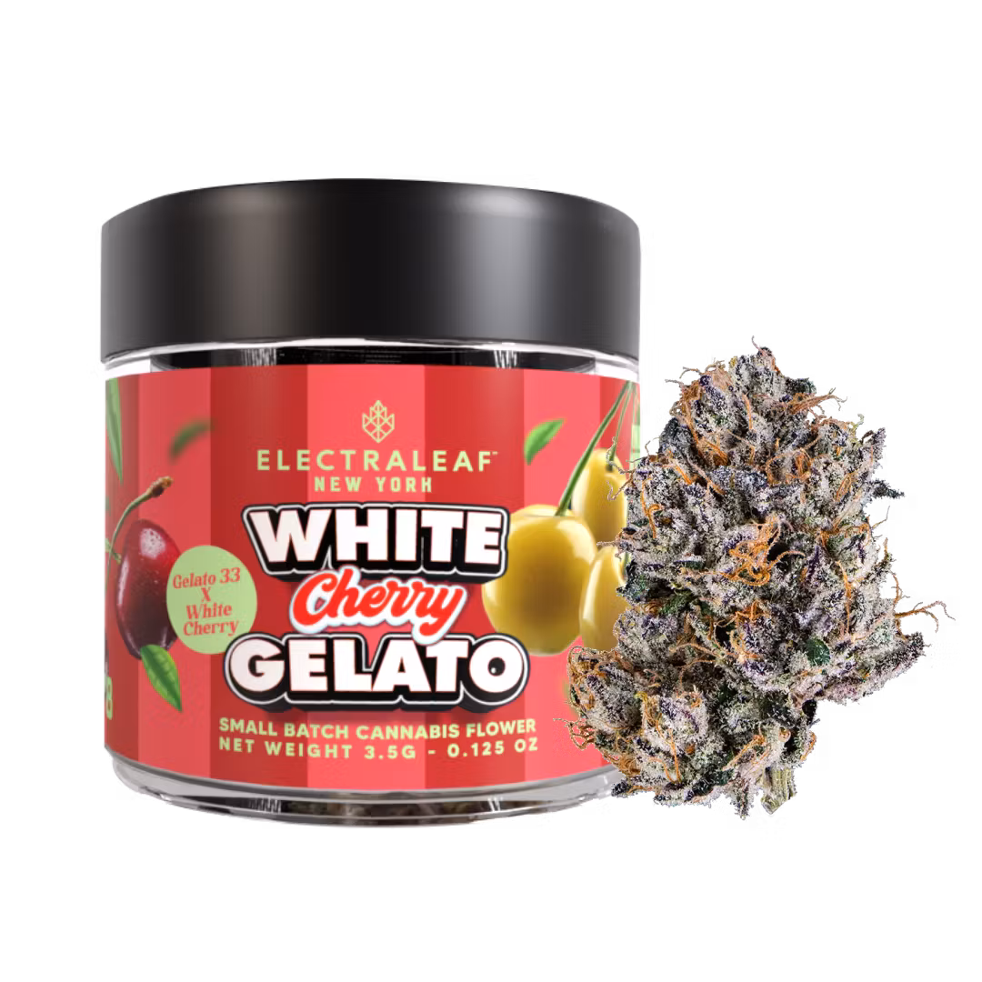 Photograph of product: Electraleaf | White Cherry Gelato | 3.5G