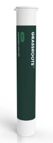 Photograph of product: GRASSROOTS CAP JUNKY PRE-ROLL 1G