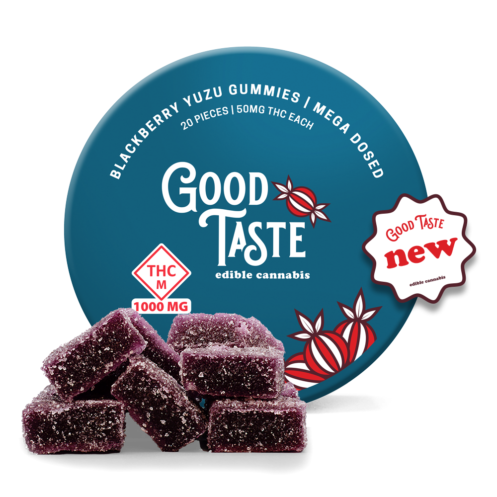 Photograph of product: Good Taste - Blackberry Yuzu - Gummies - (20pk)
