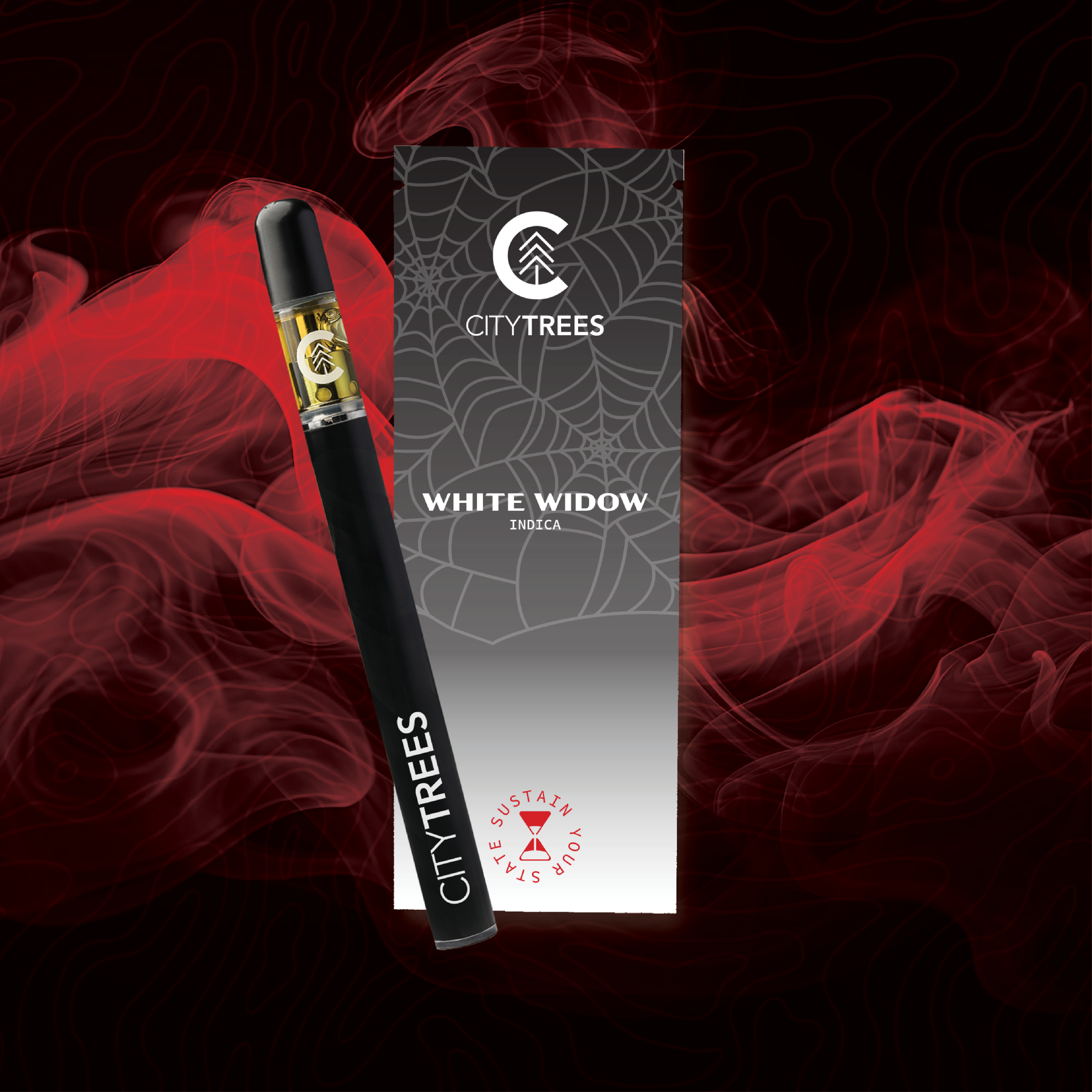 Photograph of product: City Trees | Disposable | White Widow | .85g
