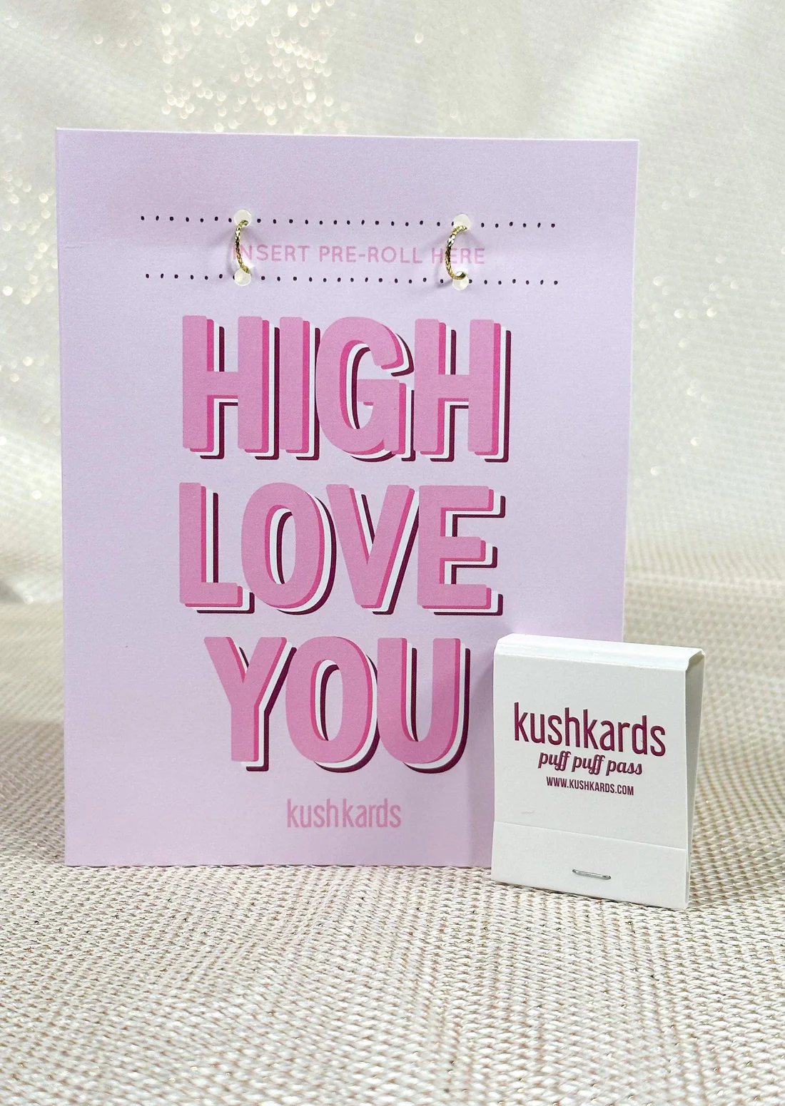 Photograph of product: High Love You Oui'd Greeting Card