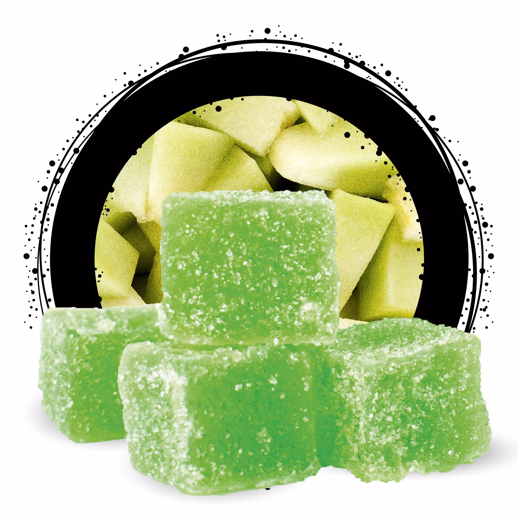 Photograph of product: Melon | Soft Chew | 100mg