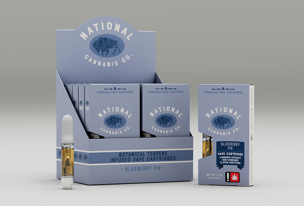 Photograph of product: Blueberry Pie -  Cartridge 1g