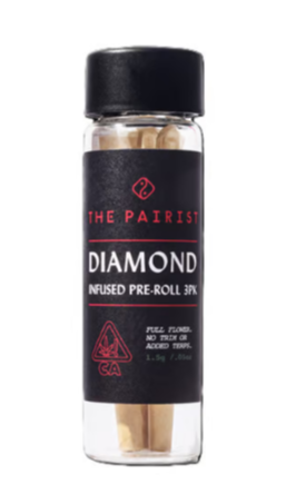 Photograph of product: The Pairist | Pixie Dust | Diamond Infused | Preroll 3pk | 1.5g
