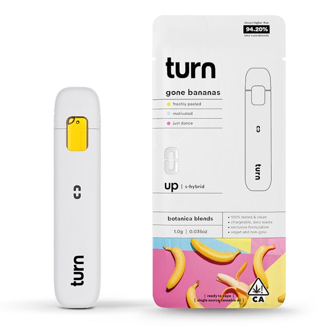 Photograph of product: Gone Bananas (H) 1g AIO - Gone Bananas (H) 1g AIO