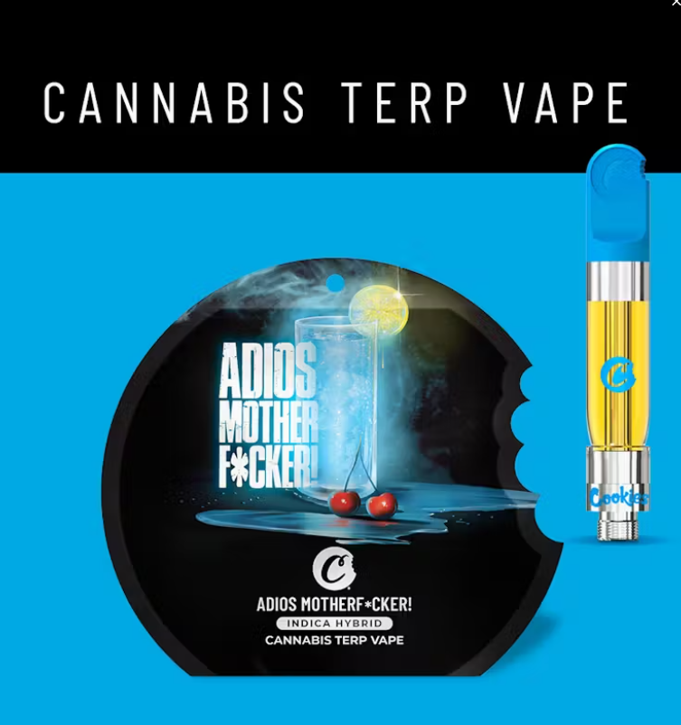 Photograph of product: Adios Mother F*cker Canna Terp Vape Cart