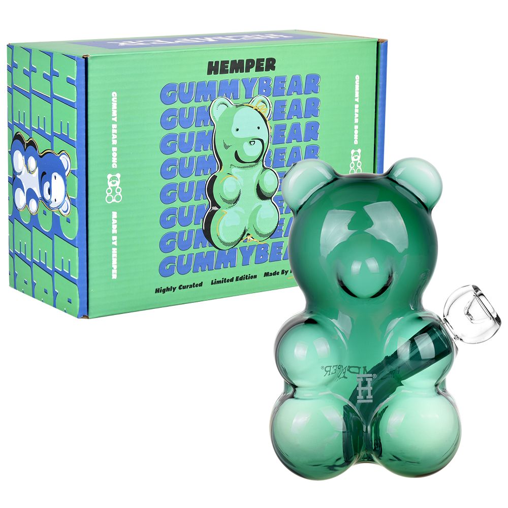 Photograph of product: Accessories - Hemper - Gummy Bear Glass Water Pipe - 6.5"  14mm F