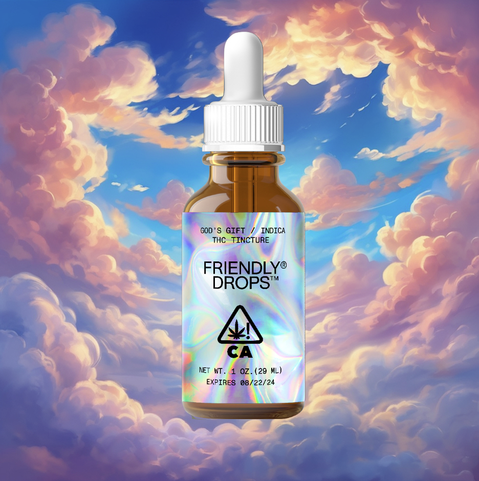 Photograph of product: God's Gift (I) Full Spectrum TINCTURE - Friendly Brand