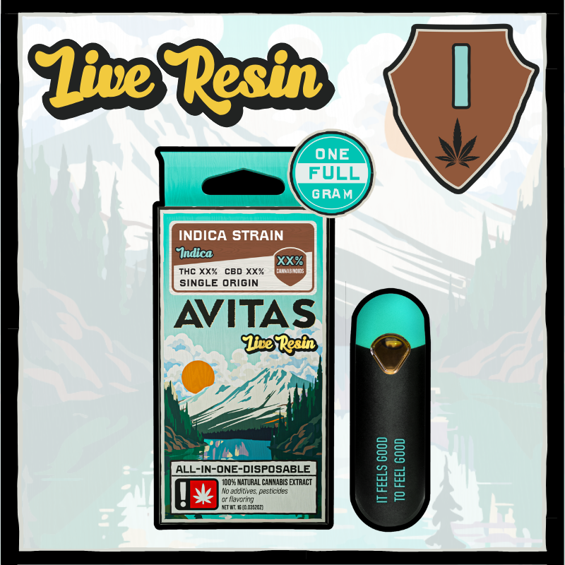 Photograph of product: Avitas Limonada Live Resin All-In-One Vape Pen-1g