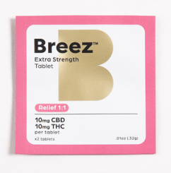 Photograph of product: Relief | Tablets | 2pk 1:1 CBD:TH-oui 20mg