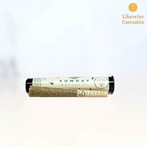 Photograph of product: PINA COLADA 0.75G DIAMOND INFUSED PRE-ROLL