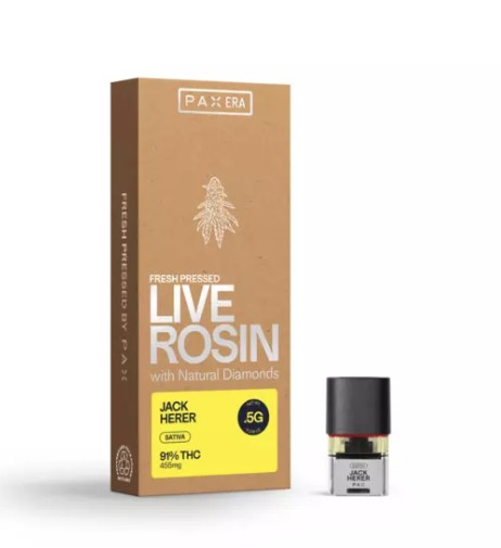 Photograph of product: PAX - Jack Herer Live Rosin Pod