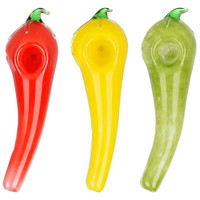 Photograph of product: Spice Of Life Chili Pepper Glass Pipe | 4.75" | Colors Vary