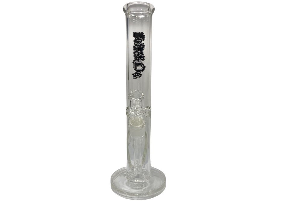 Photograph of product: 14" Witch Dr. Label Clear Straight Bong