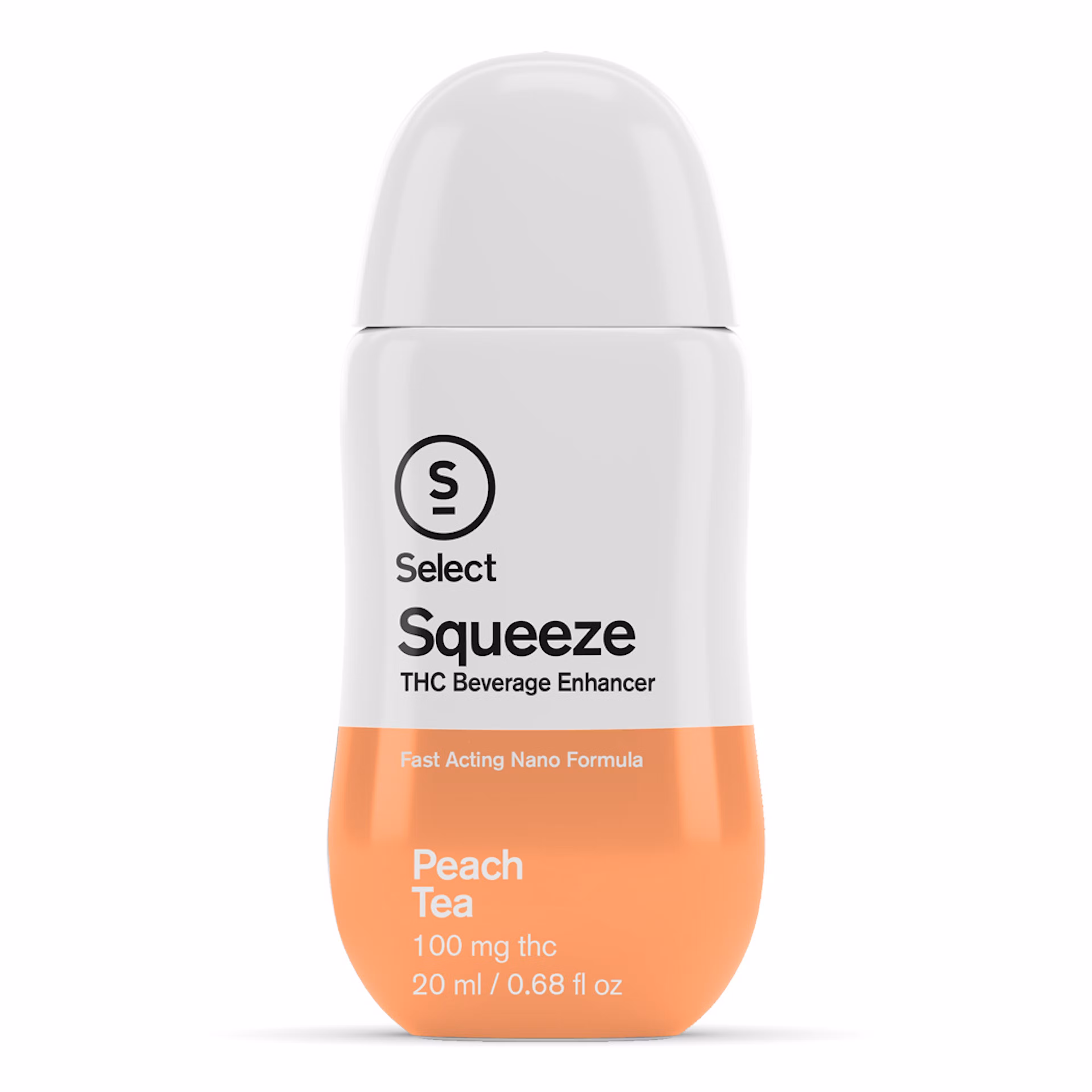 Photograph of product: Select Squeeze Beverage Enhancer 100mg TH-oui - Peach Tea