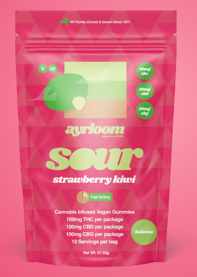 Photograph of product: Sour Strawberry Kiwi 100mg [E53]