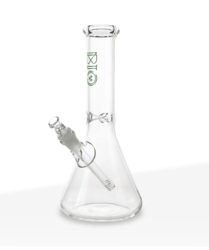 Photograph of product: BIO Glass Classic Beaker Water Pipe 12" - 14mm - Green