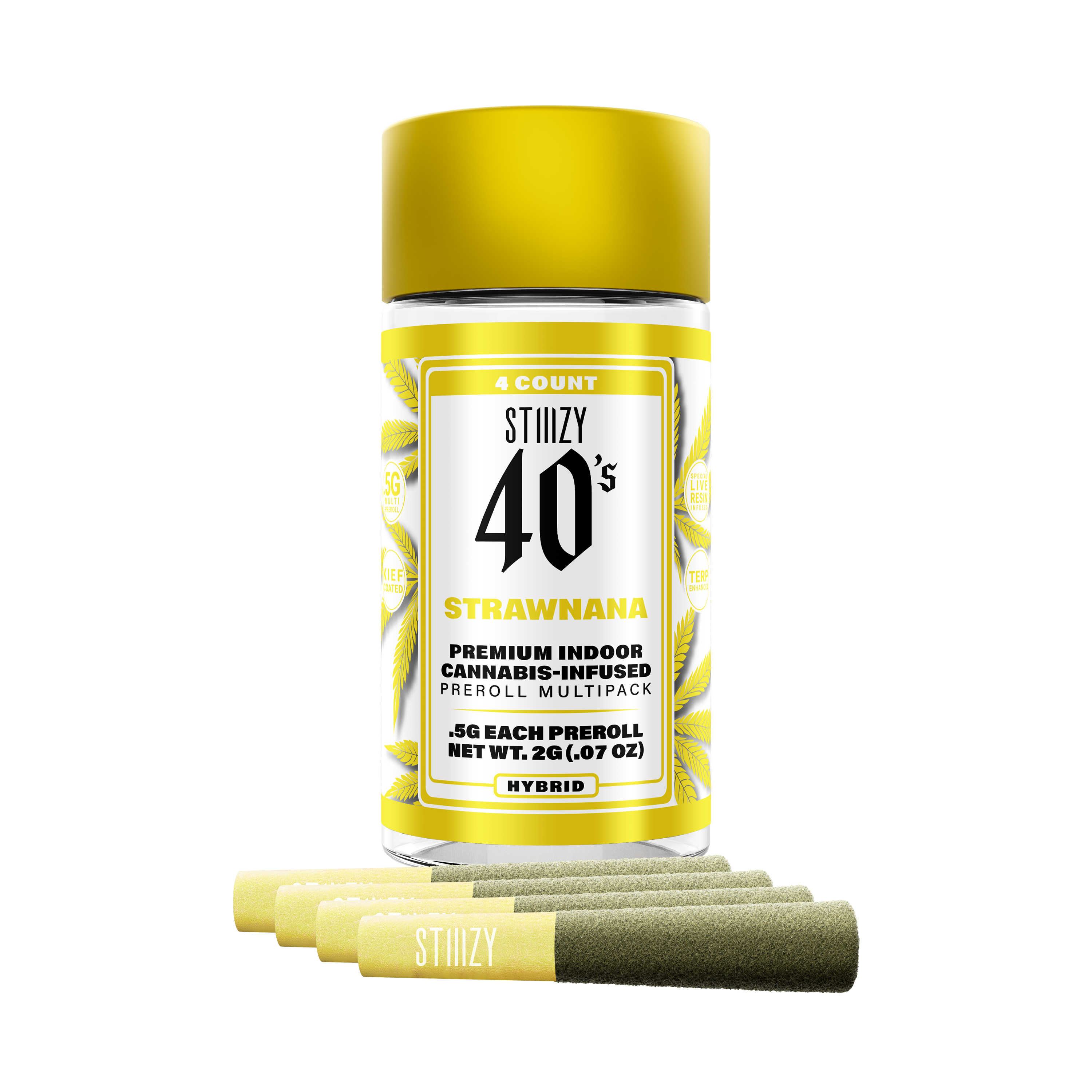 Photograph of product: Strawnana Infused 4pk 2g