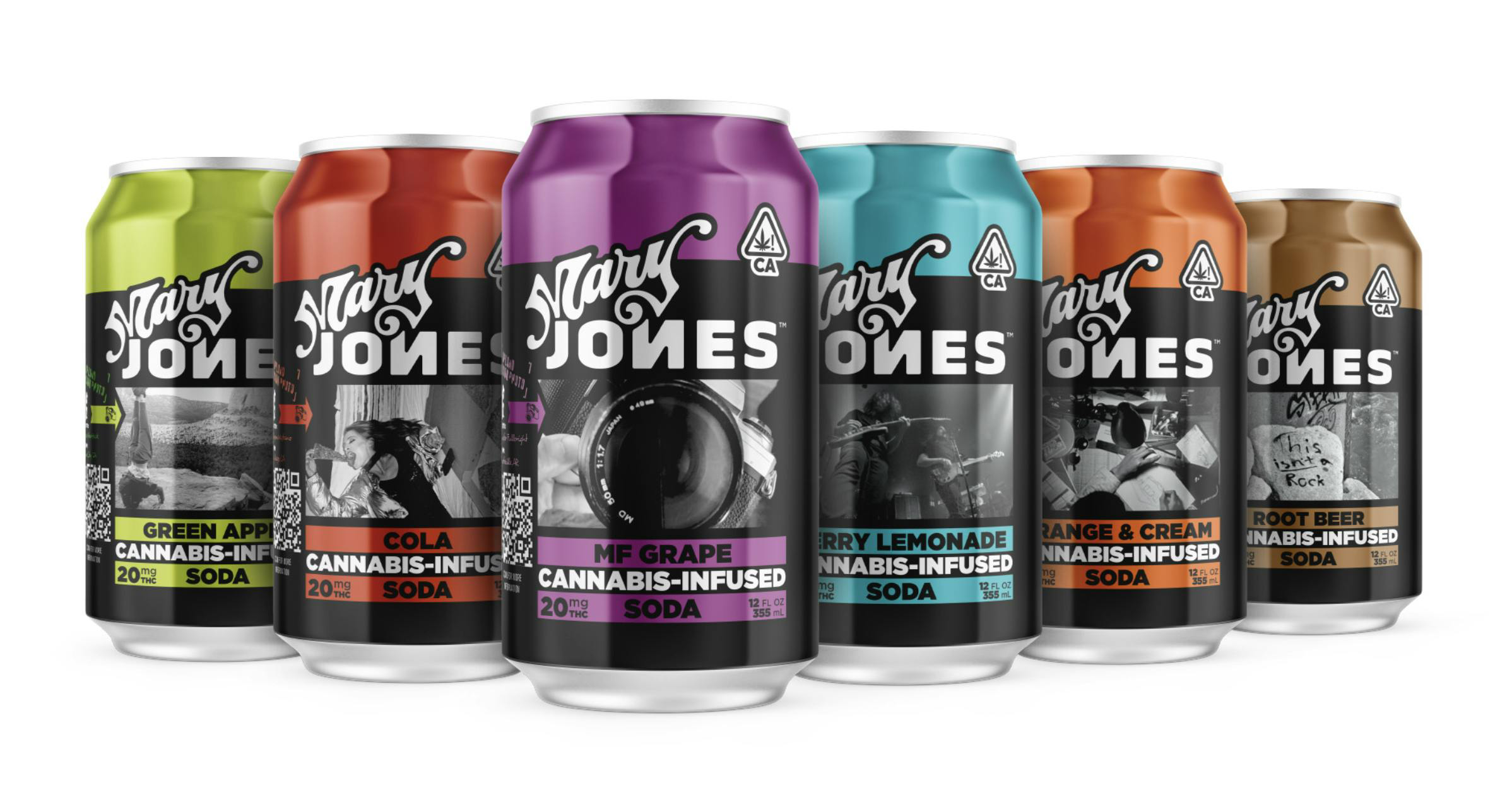 Photograph of product: Mary Jones | Berry Lemonade | 20mg Oui'd Infused Soda